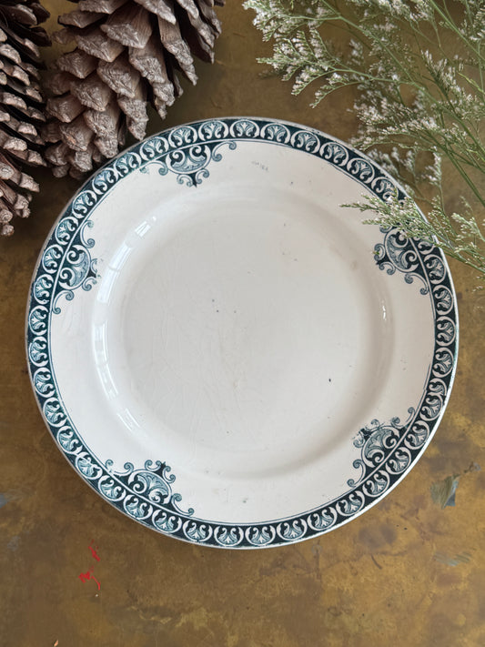 Elegant Antique French Plate in Holiday Gift Box – Perfect Christmas Present