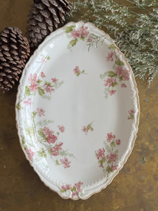 Elegant Antique French Platter in Holiday Gift Box – Perfect Christmas Present