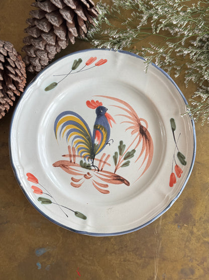 Elegant Antique French Plate in Holiday Gift Box – Perfect Christmas Present