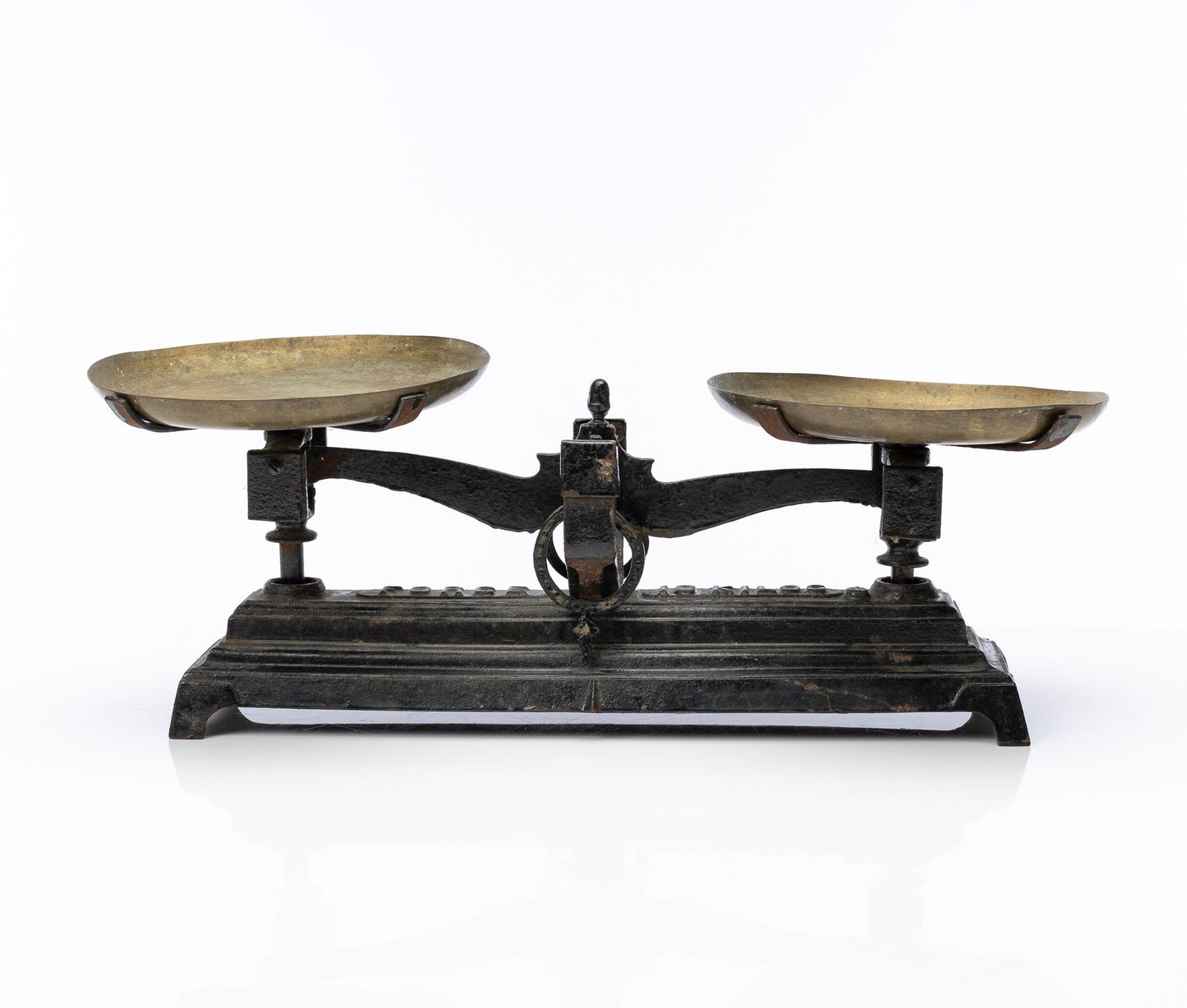 Antique French Scales with brass plates from The French Alps