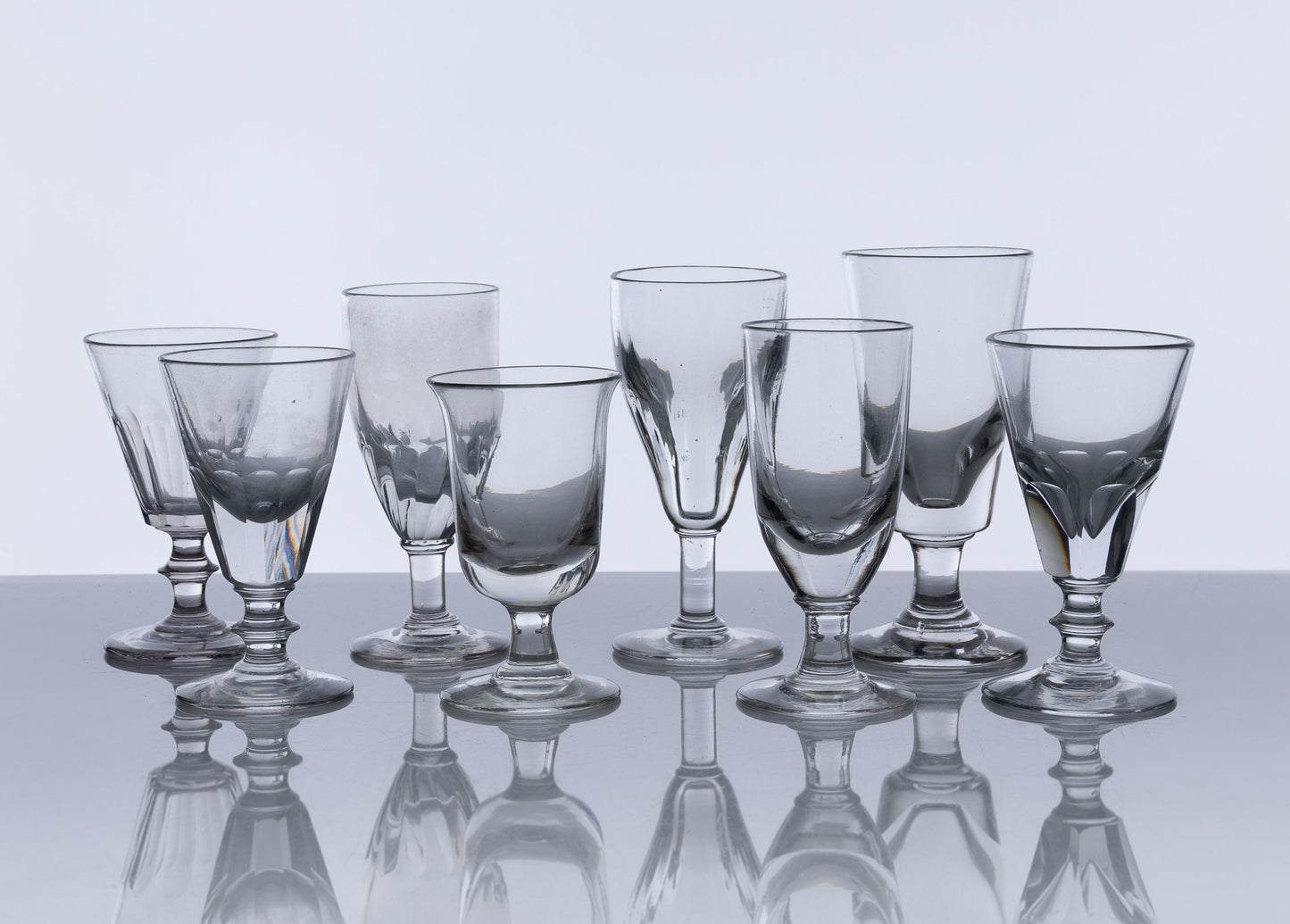 Set of French glasses