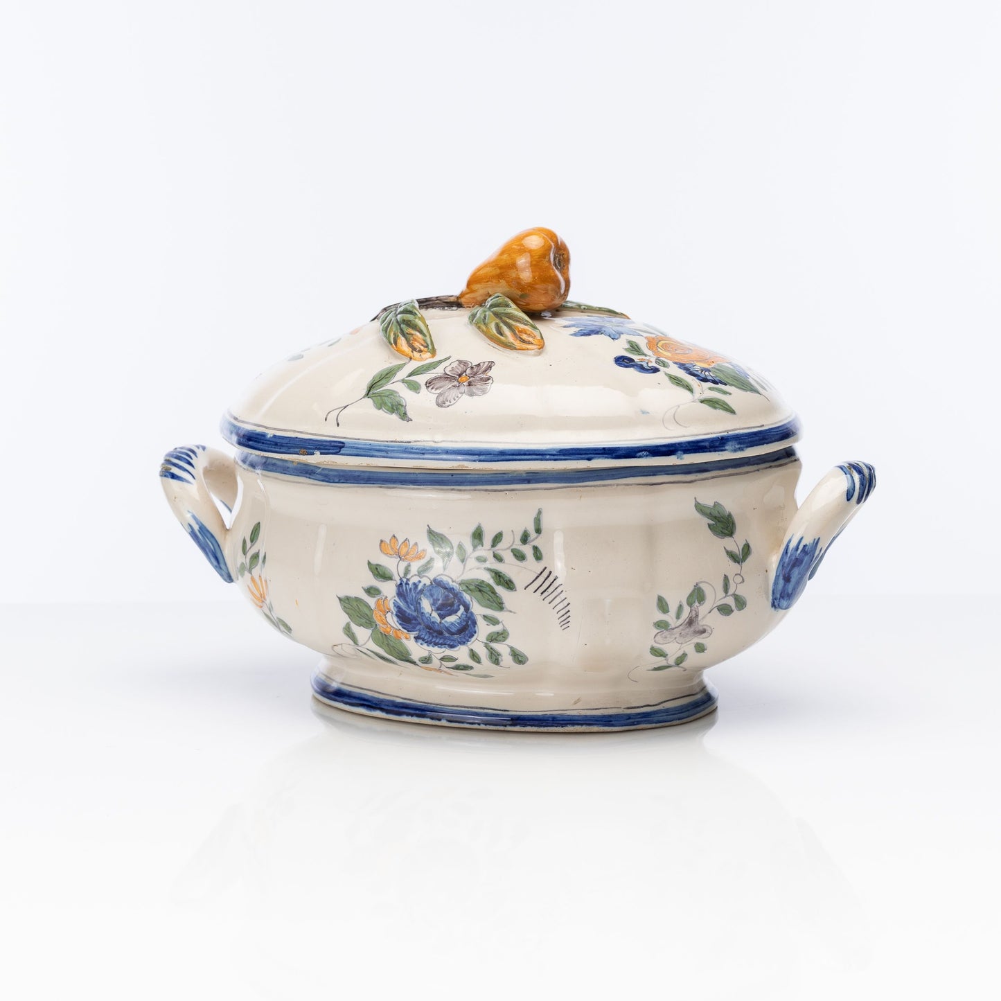 Vintage French hand painted tureen from The French Alps