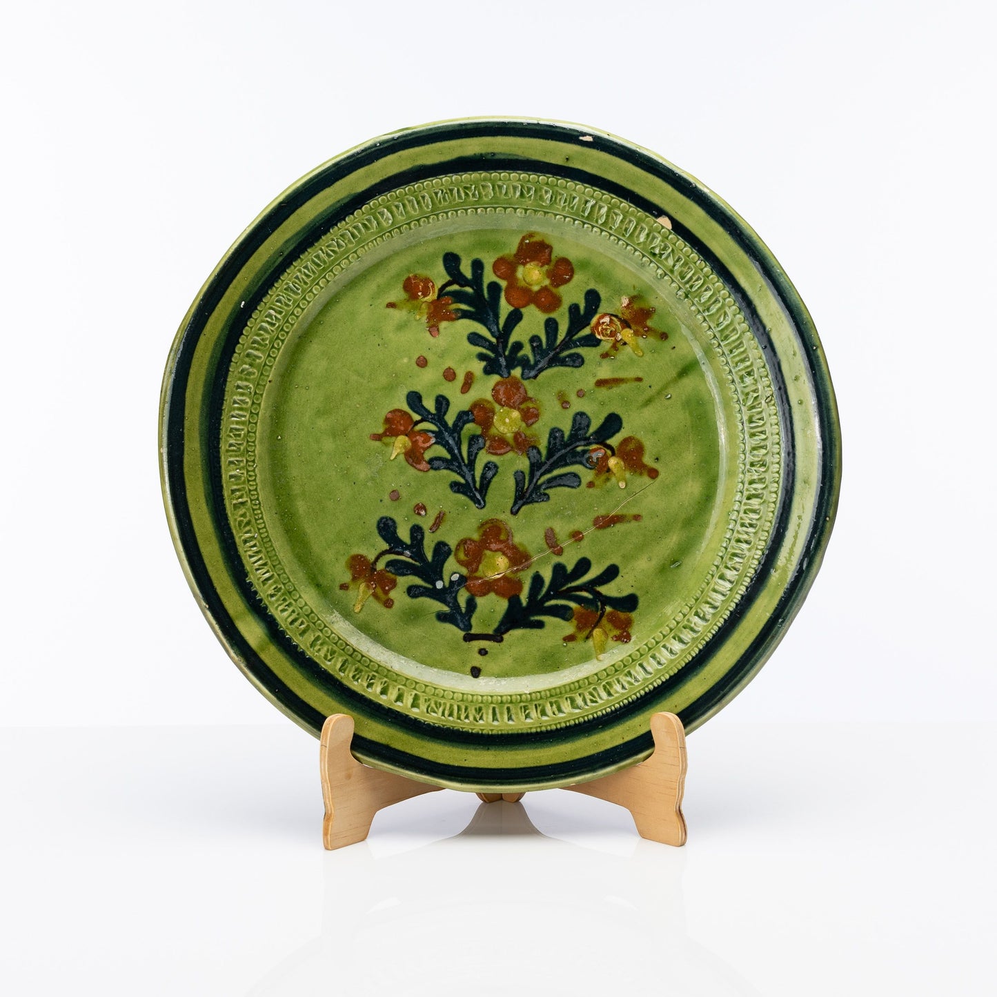 Gorgeous hand painted plate from The Haute Savoie