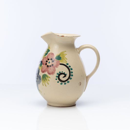 Vintage French hand painted Jug from The French Alps