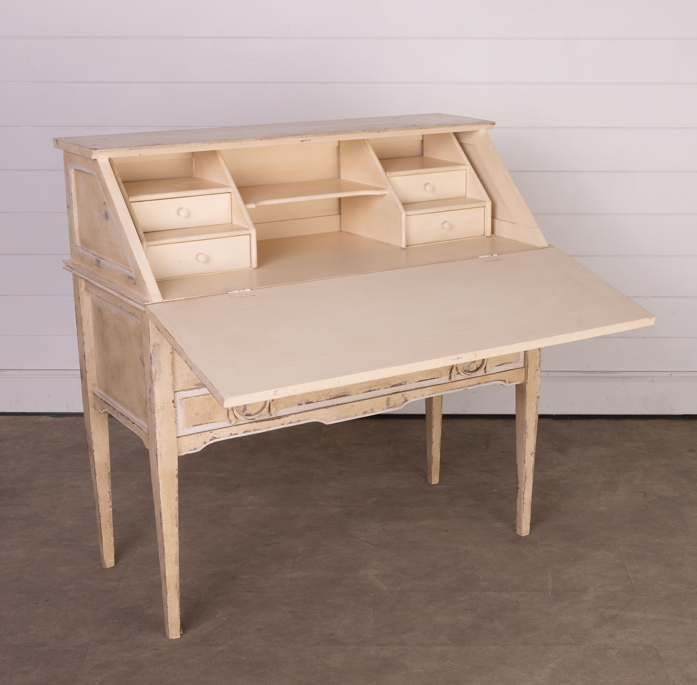 Vintage French writers desk with drop down table and am,ple storage from a 5* hotel in Courcheval&nbsp;