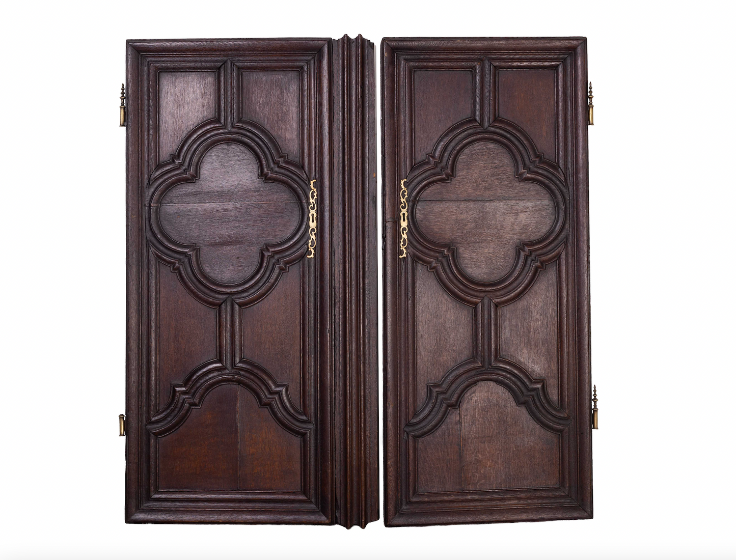 Pair of Antique French Armoire cupboard doors from a collection in Provence