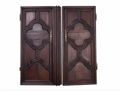 Pair of Antique French Armoire cupboard doors from a collection in Provence