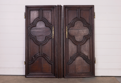 Pair of Antique French Armoire cupboard doors from a collection in Provence