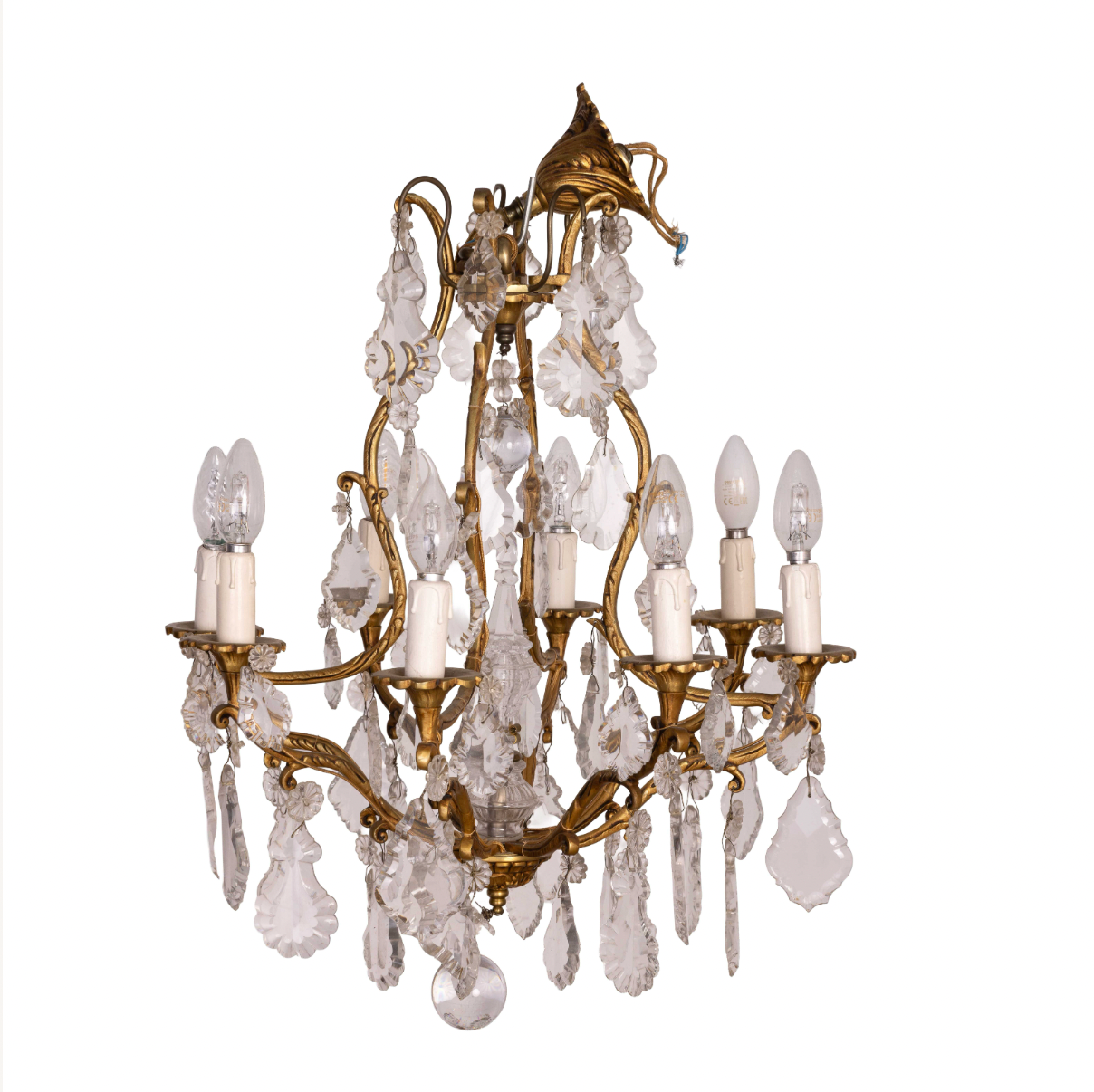 Beautiful Antique French 19th century chandelier from Provence
