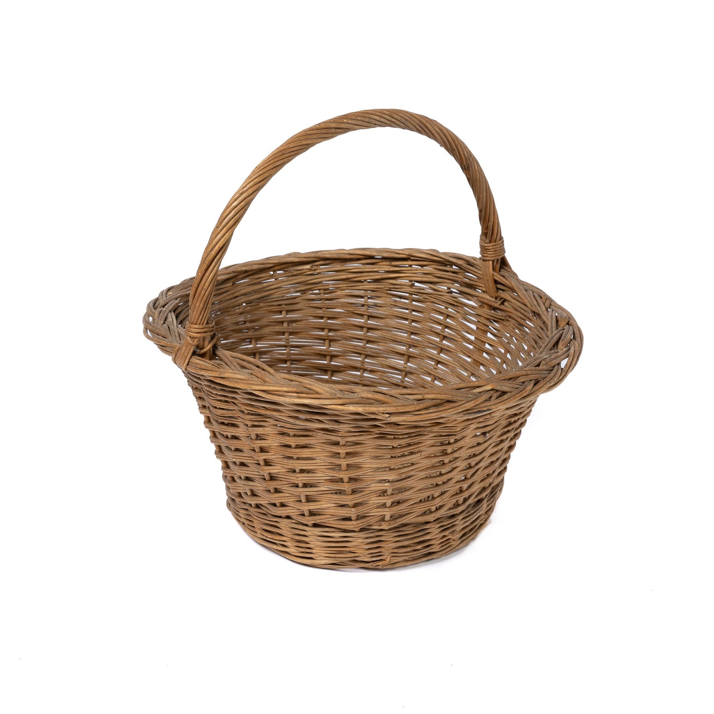 Vintage French hand woven Produce basket from Provence