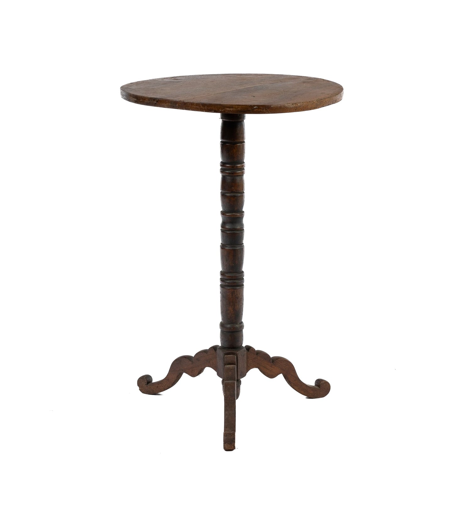 Lovely Antique French Gueridon Pedestal Table from the French Alps