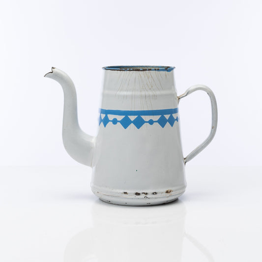 Vintage French Enamel jug from The French Alps