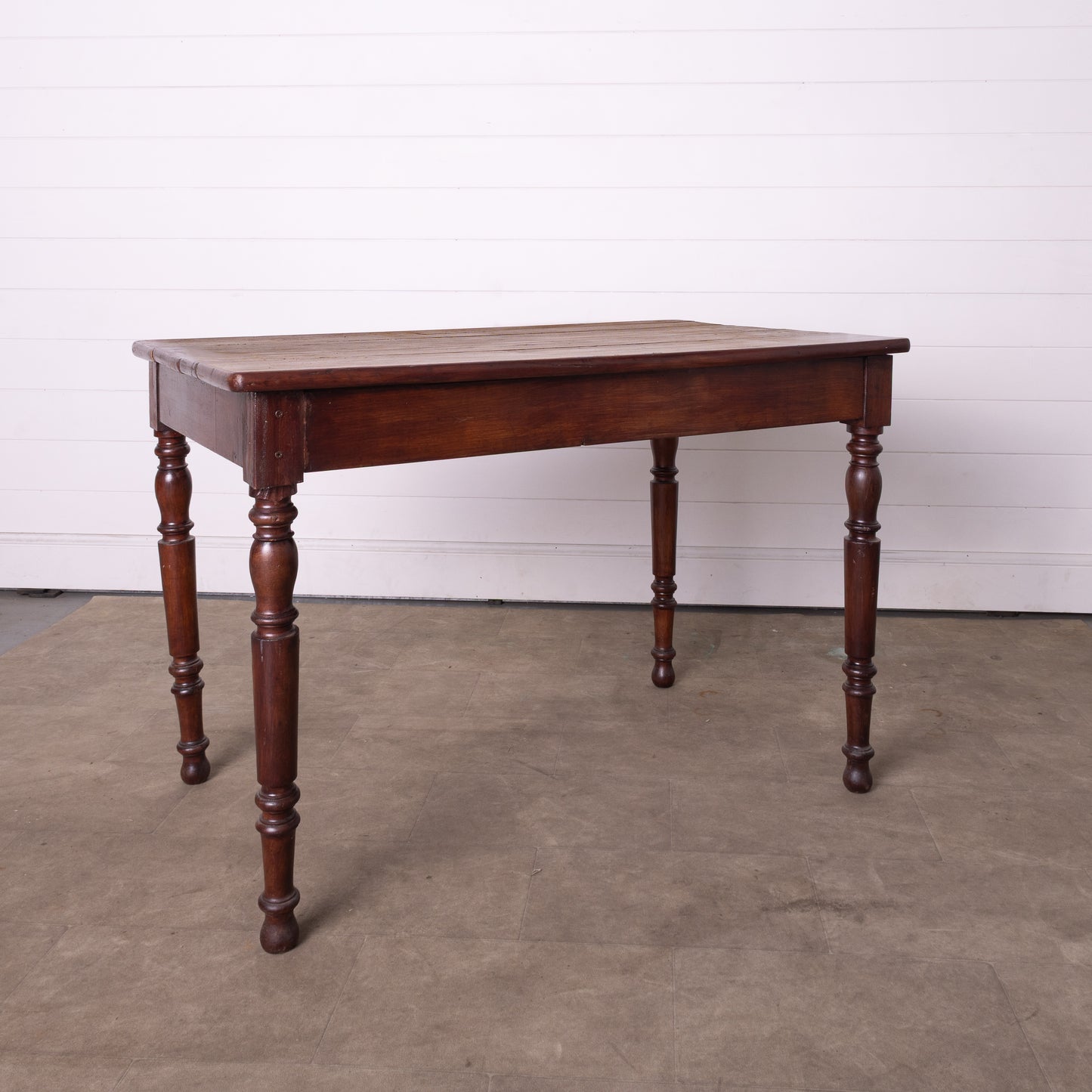Lovely vintage French desk with large central drawer from the Alps