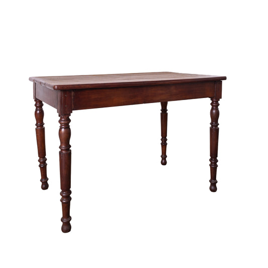 Lovely vintage French desk with large central drawer from the Alps