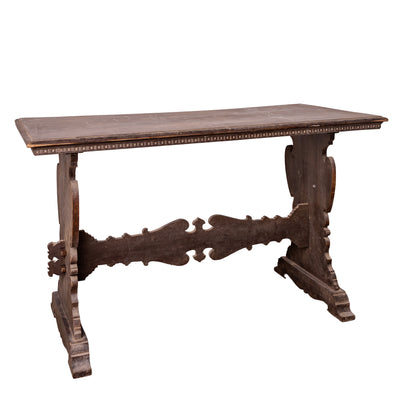 Antique French Savoyard Hall Console Table from a Chateau in Annecy