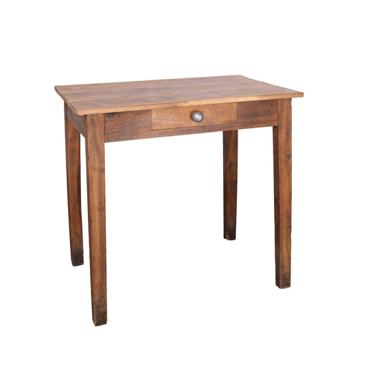 Lovely vintage French desk with large central drawer from the Alps