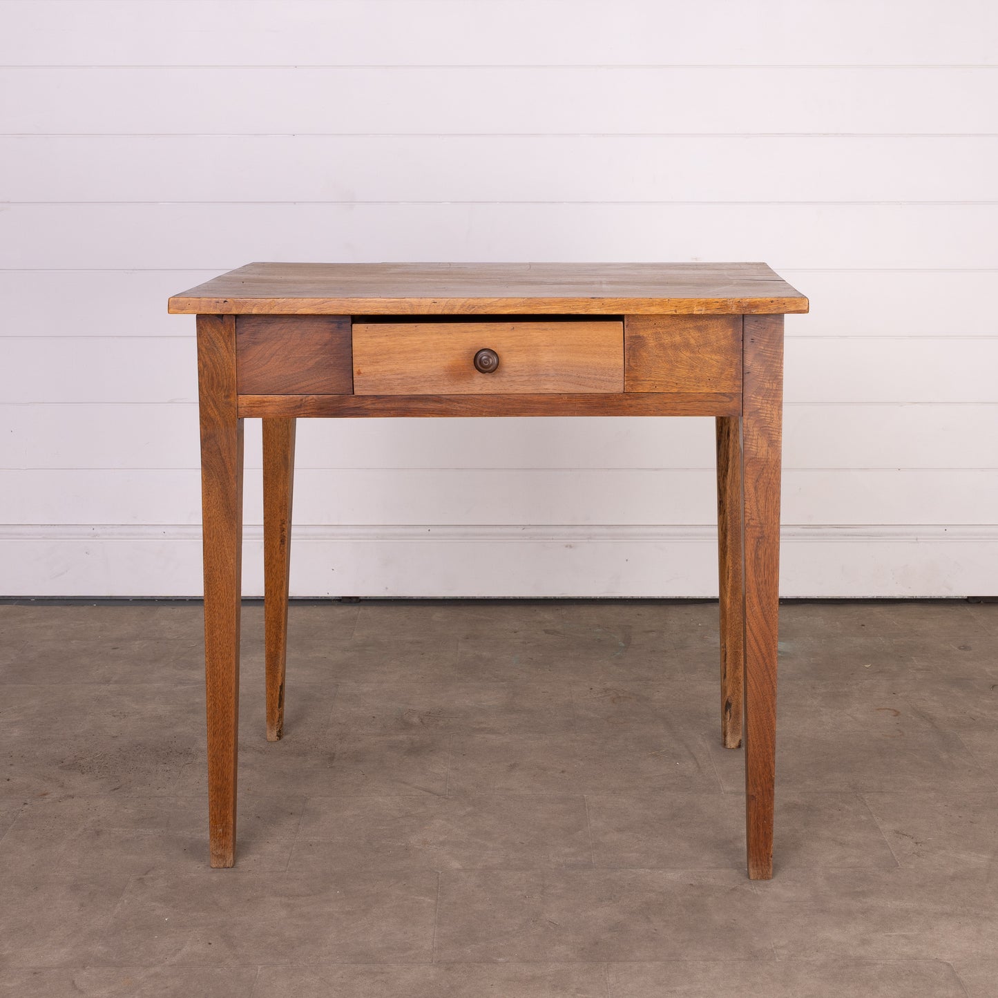 Lovely vintage French desk with large central drawer from the Alps