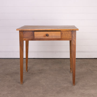 Lovely vintage French desk with large central drawer from the Alps