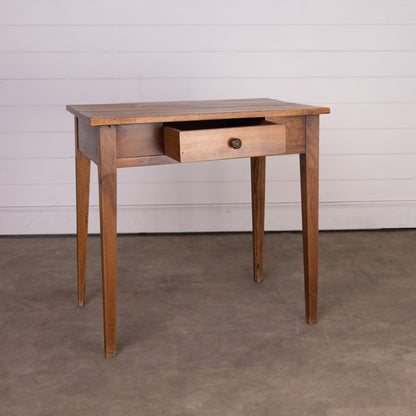 Lovely vintage French desk with large central drawer from the Alps