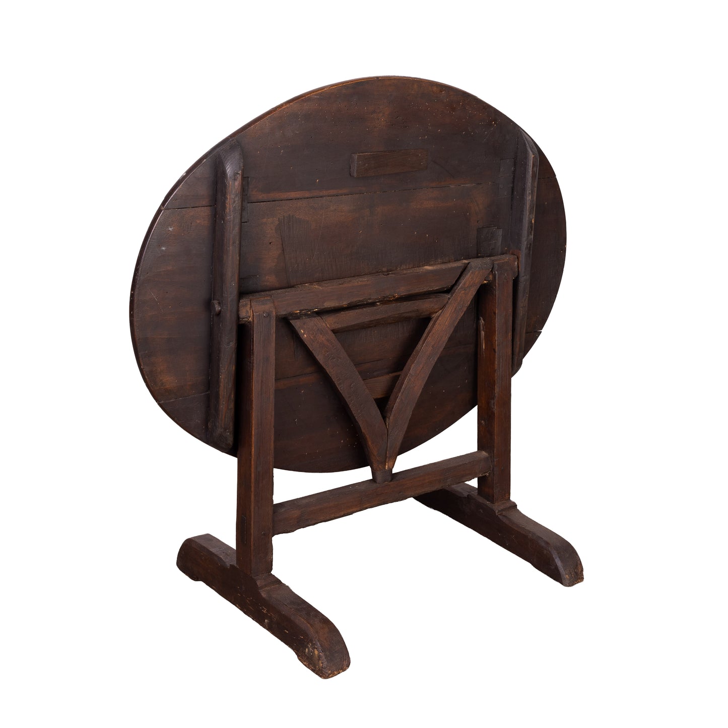 Very old Antique French vigneron wine tasting table from a chateau near Annecy