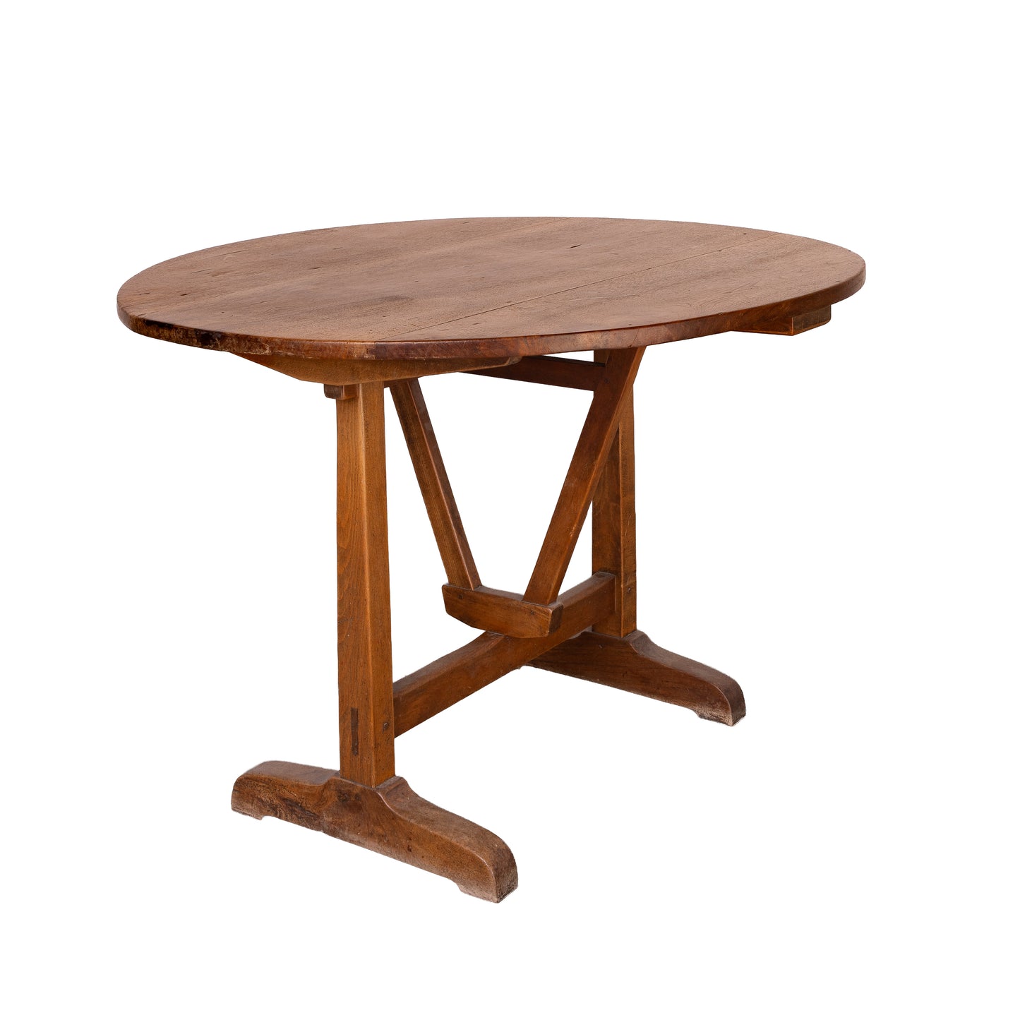 Very old Antique French vigneron wine tasting table from a chateau near Annecy