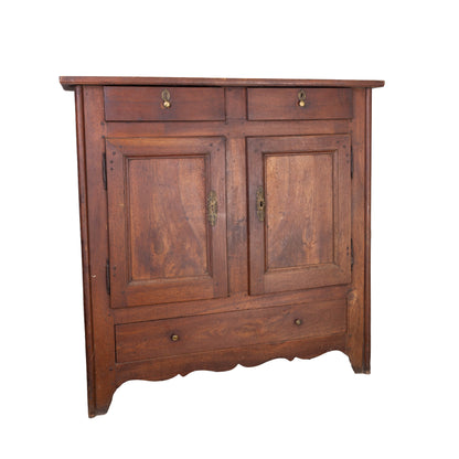 Antique French walnut sideboard from the French Alps