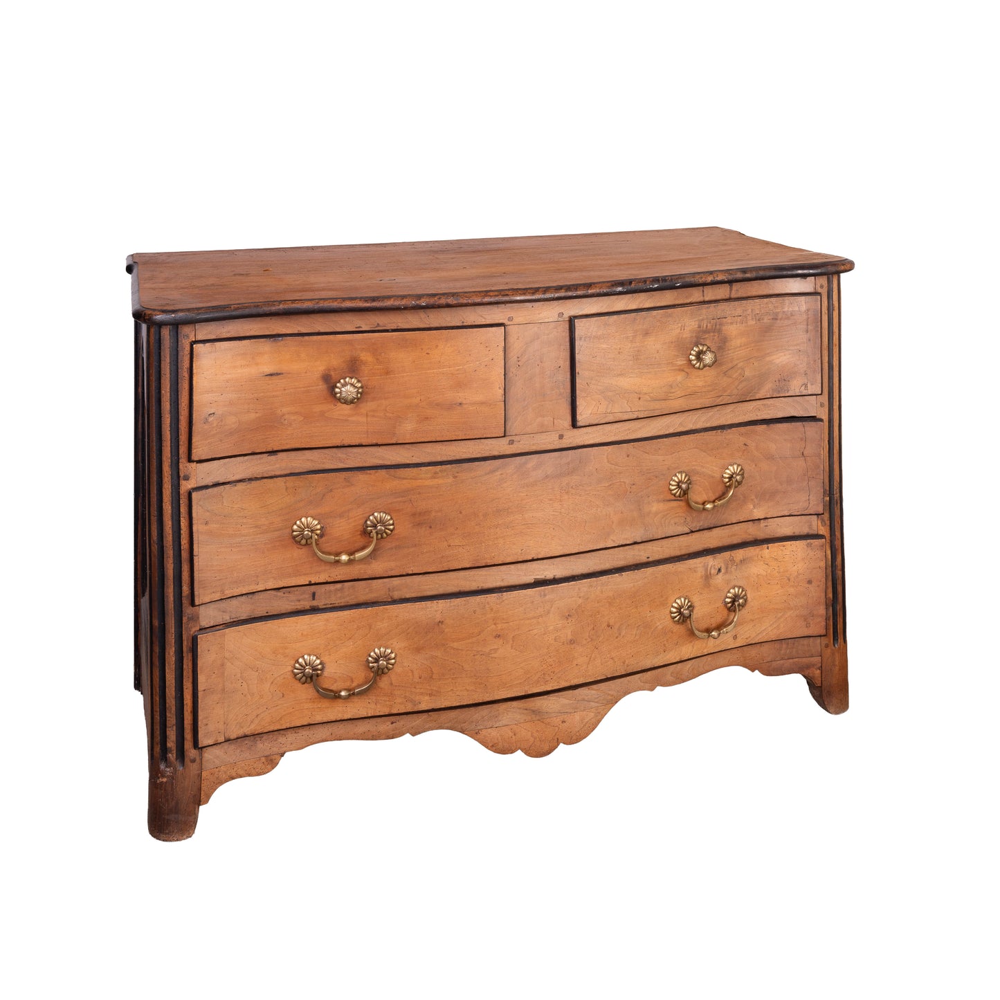 Beautiful Antique French Oak four drawer commode from Provence