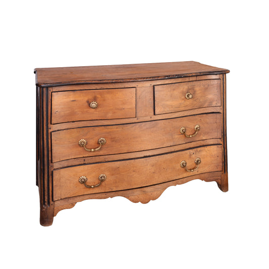 Beautiful Antique French Oak four drawer commode from Provence