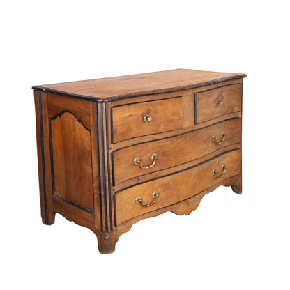 Beautiful Antique French Oak four drawer commode from Provence