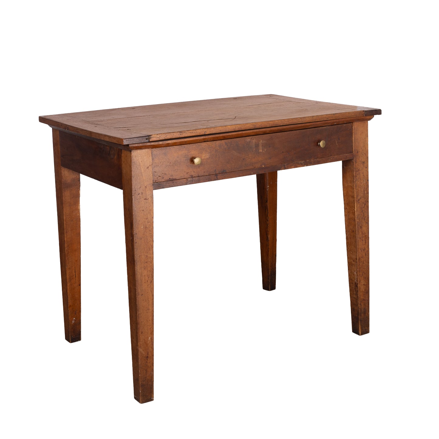 Lovely vintage French desk with large central drawer from the Alps