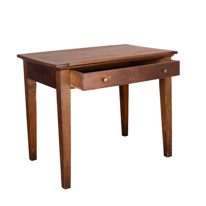 Lovely vintage French desk with large central drawer from the Alps