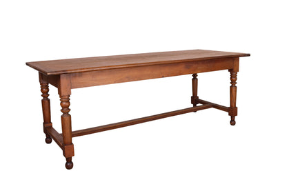 Beautiful antique French farmhouse dining table from Courchevel