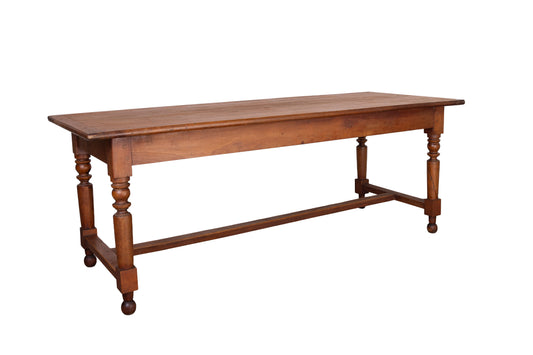 Beautiful antique French farmhouse dining table from Courchevel