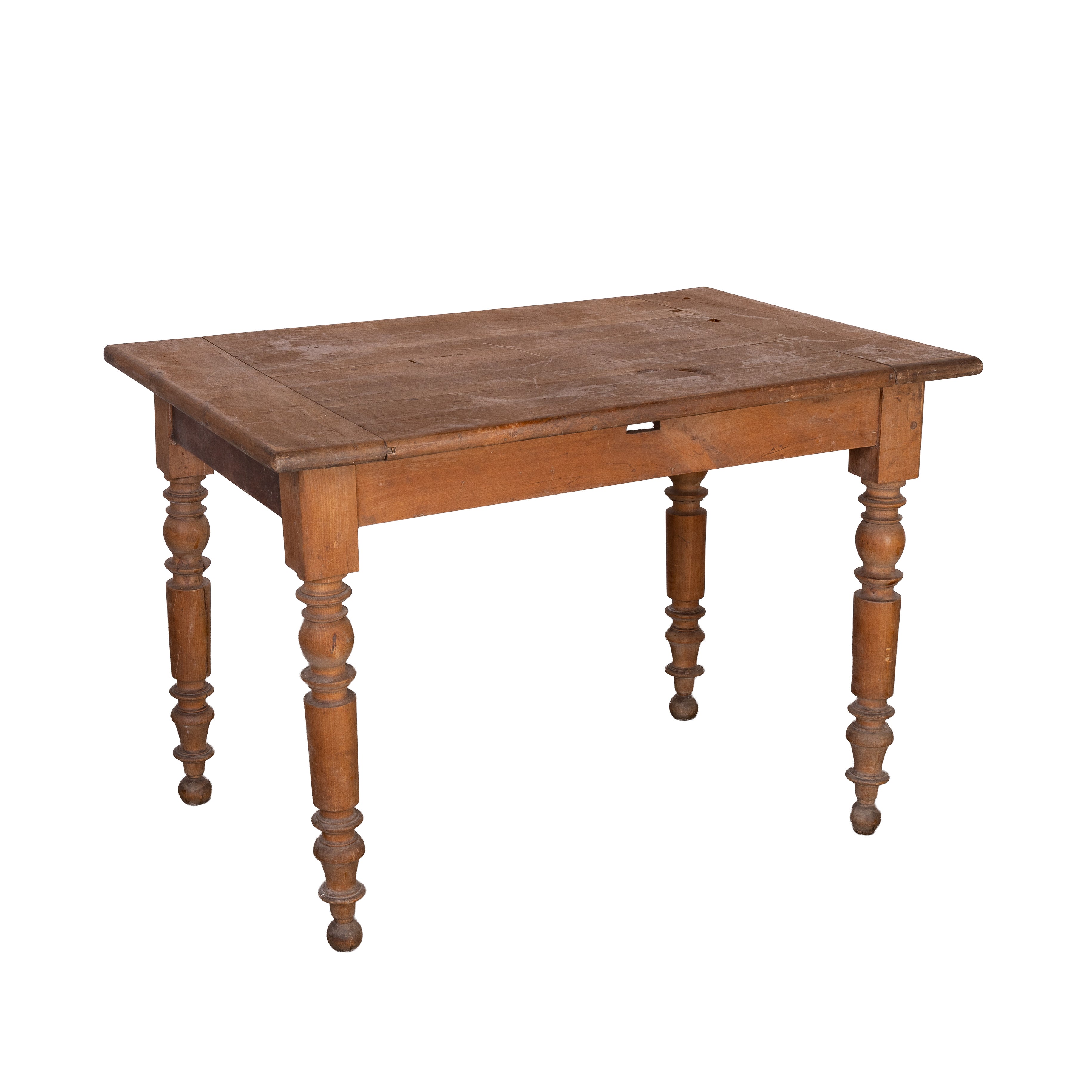 Vintage French Farmhouse side table from Megeve – Dusty Luxe