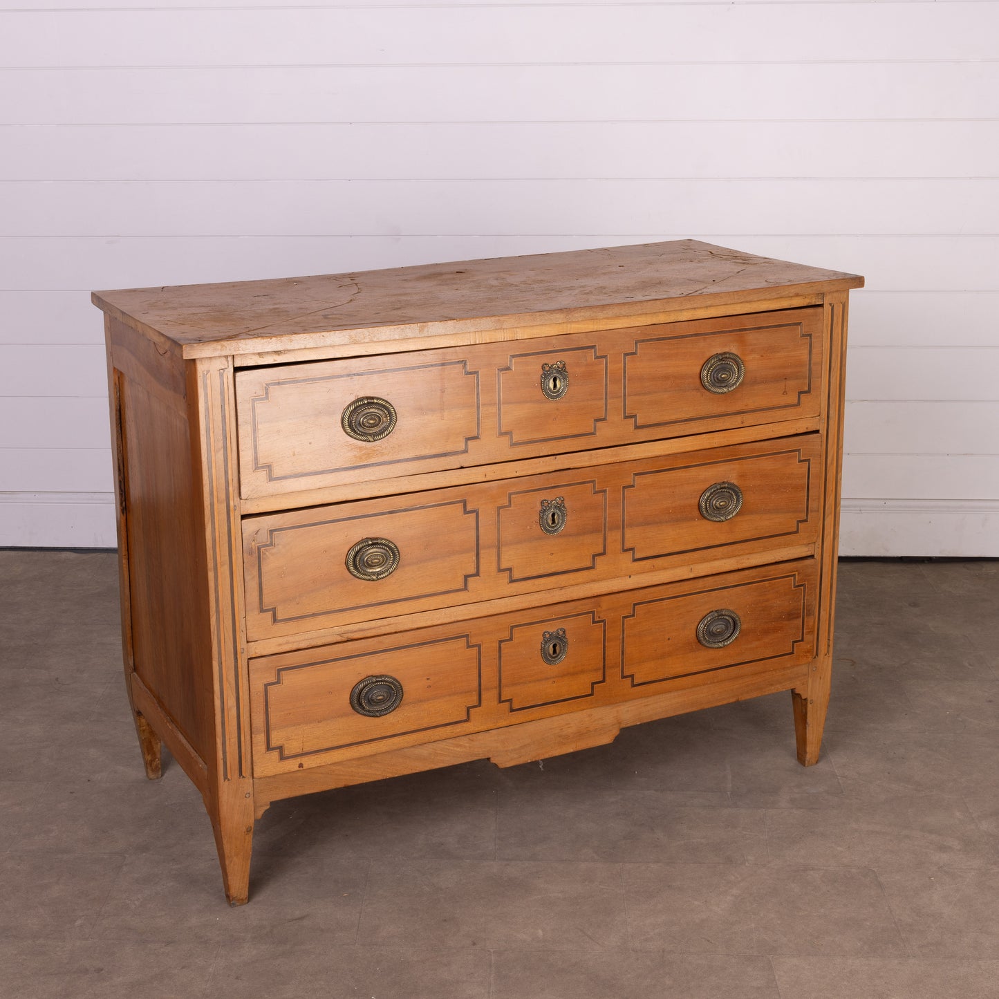 Antique French three drawer commode from Provence