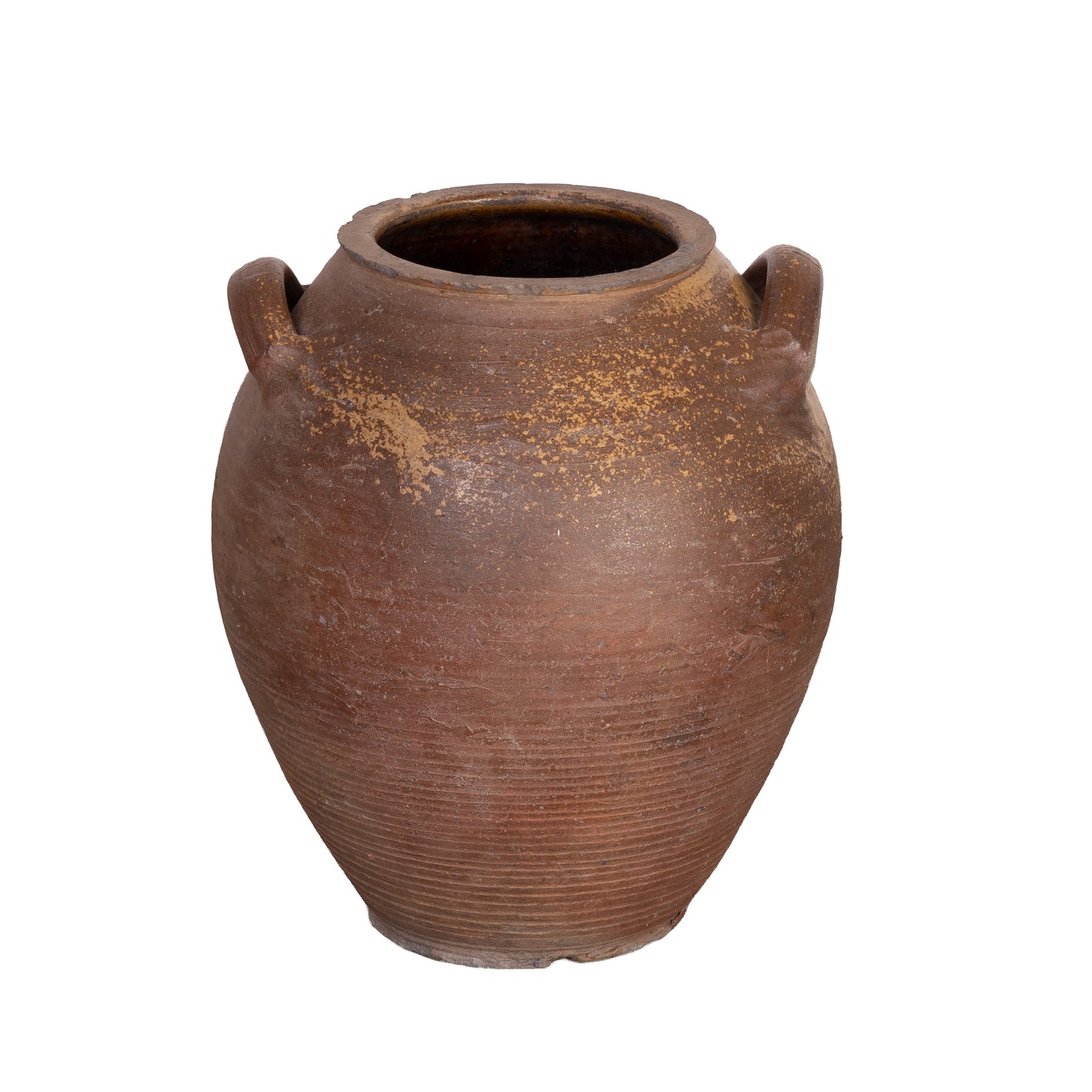 Large antique French earthenware vessel from a collection sourced from L’Isle-sur-la-Sorgue, Provence