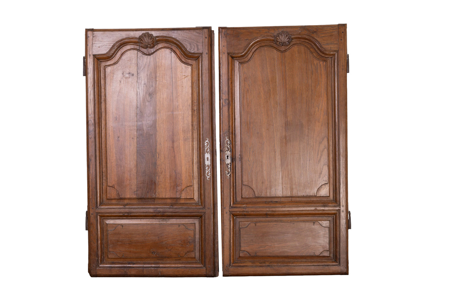 Pair of Antique French Armoire cupboard doors from a collection in Provence