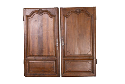 Pair of Antique French Armoire cupboard doors from a collection in Provence