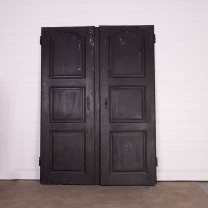 Pair of Antique French Armoire cupboard doors from a collection in Provence