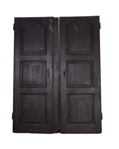 Pair of Antique French Armoire cupboard doors from a collection in Provence