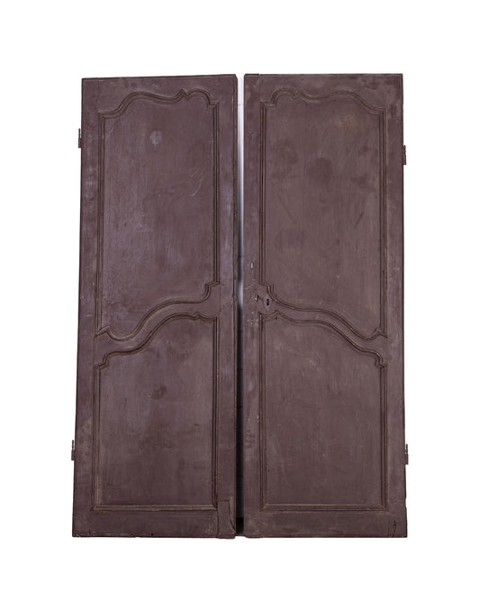 Pair of Antique French Armoire cupboard doors from a collection in Provence