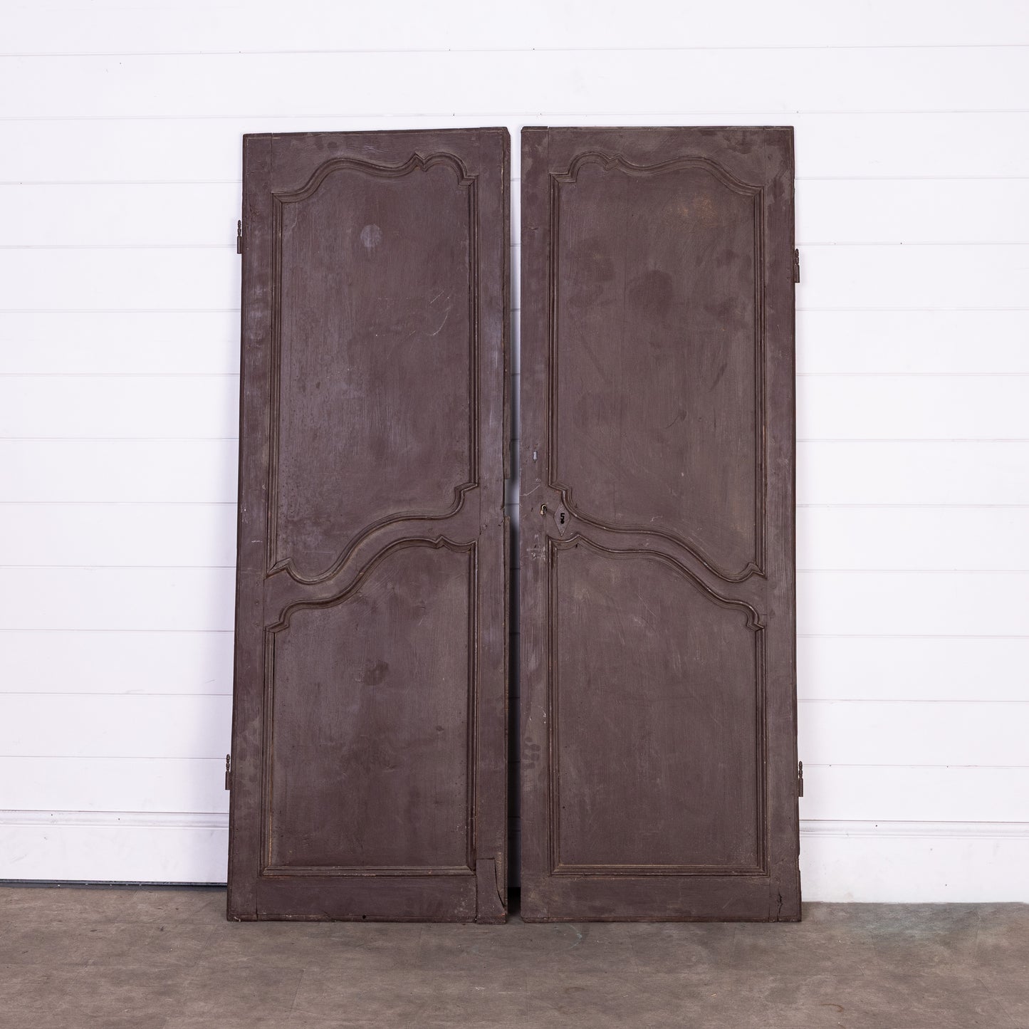 Pair of Antique French Armoire cupboard doors from a collection in Provence