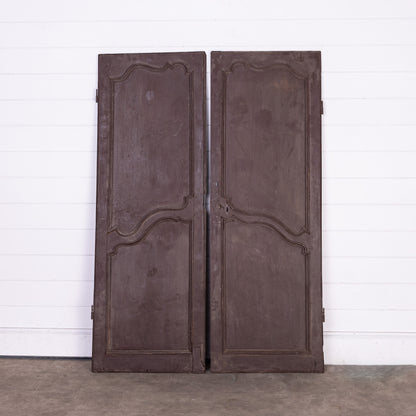 Pair of Antique French Armoire cupboard doors from a collection in Provence