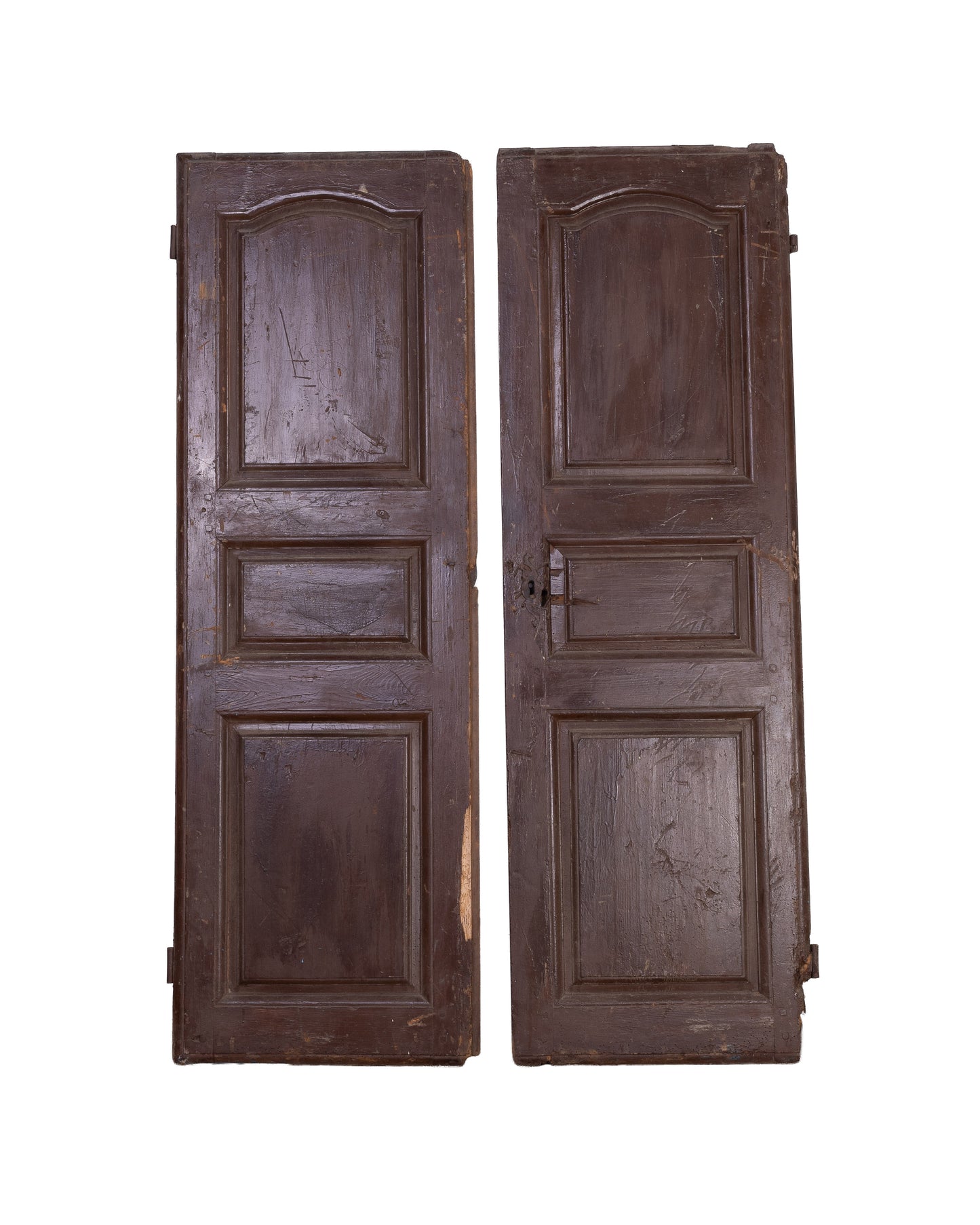 Pair of Antique French Armoire cupboard doors from a collection in Provence