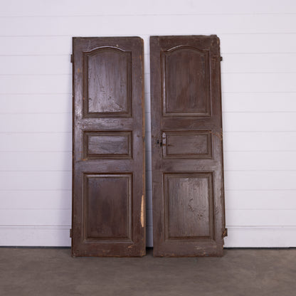 Pair of Antique French Armoire cupboard doors from a collection in Provence
