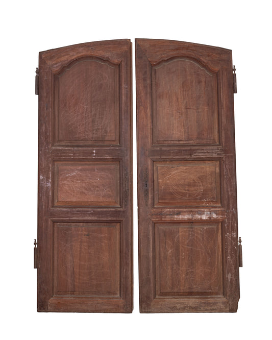 Pair of Antique French Armoire cupboard doors from a collection in Provence