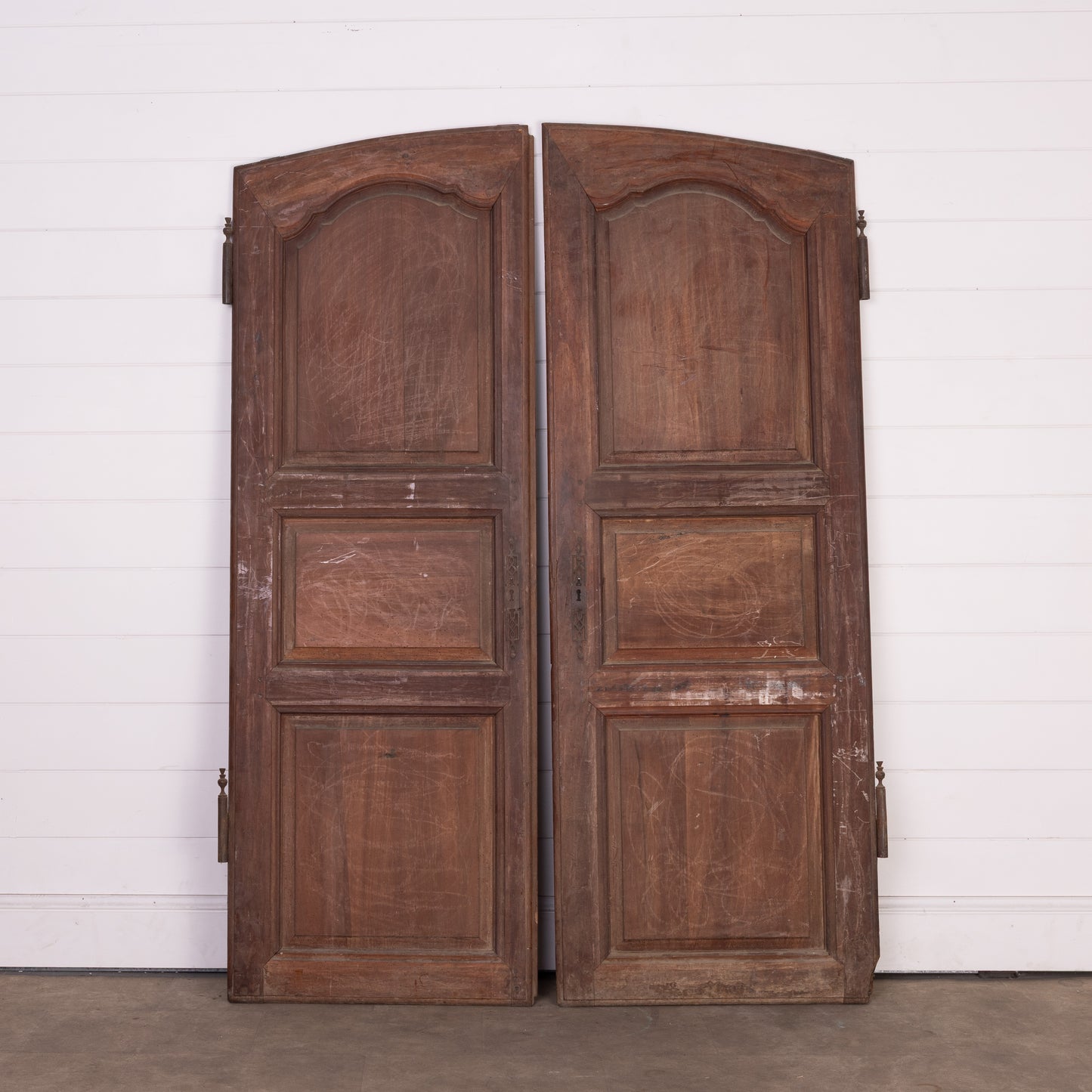 Pair of Antique French Armoire cupboard doors from a collection in Provence
