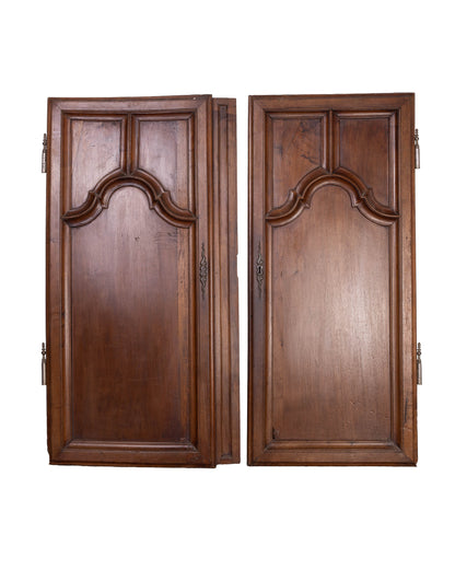 Pair of Antique French Armoire cupboard doors from a collection in Provence