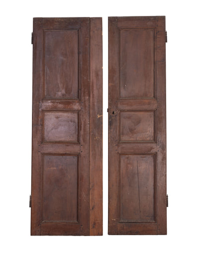 Pair of Antique French Armoire cupboard doors from a collection in Provence