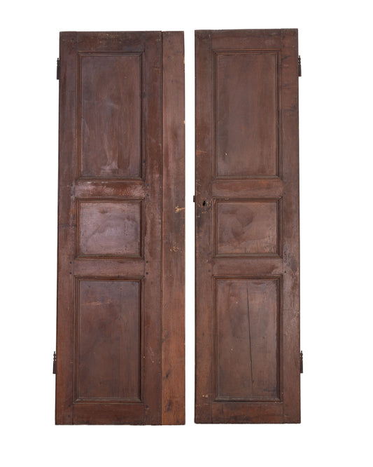 Pair of Antique French Armoire cupboard doors from a collection in Provence